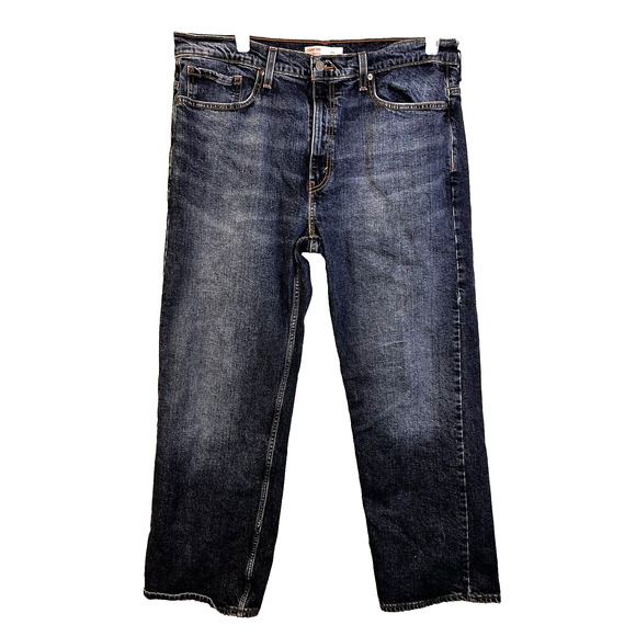 Levi Strauss SIgnature Jeans Men's 40 Straight Leg Medium Wash Work Outdoors - Picture 8 of 8